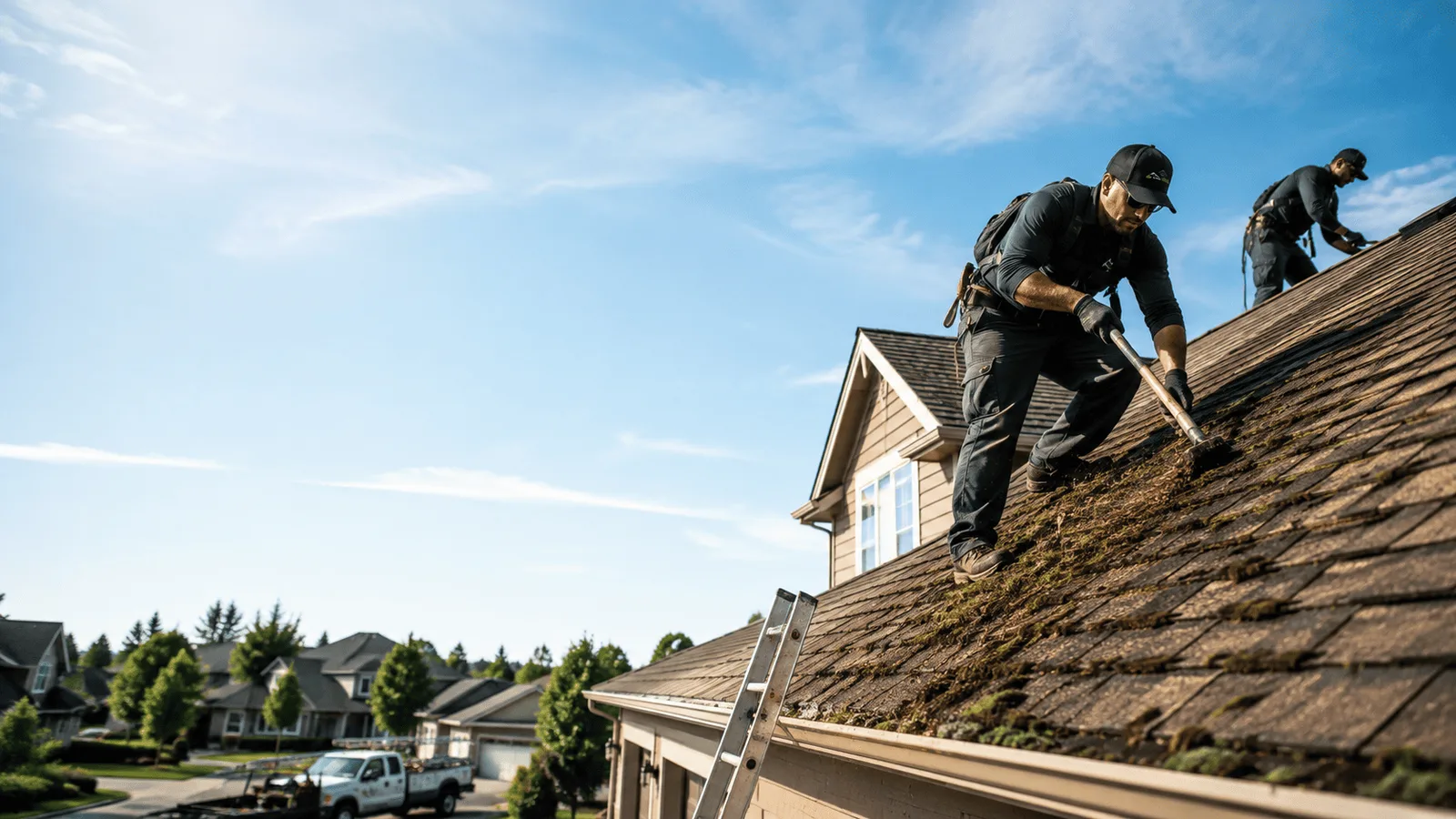 Roof Moss Removal in Christopher, IL near me